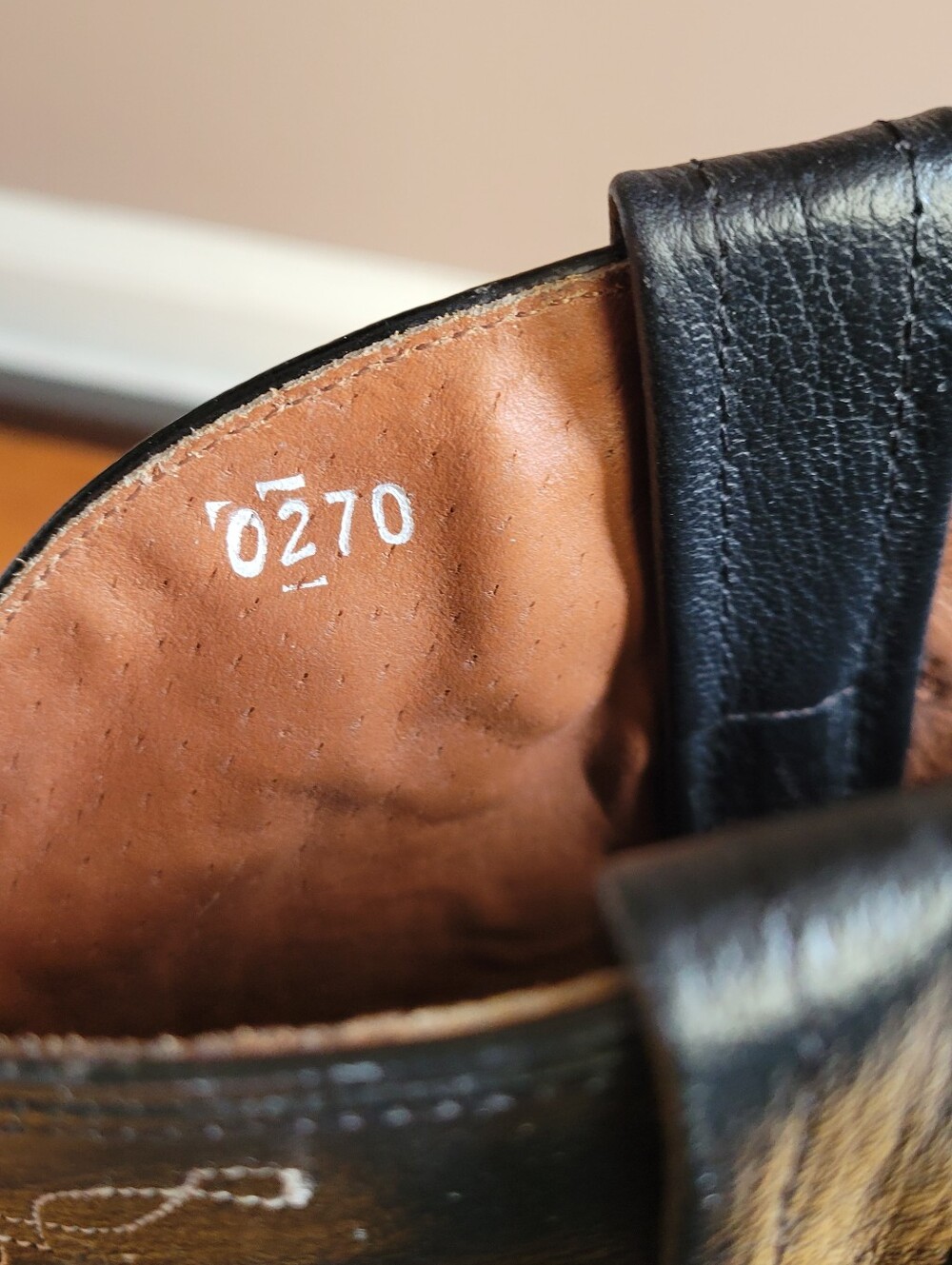 Vintage Dan Post Black Teju Lizard Men 8.5 D Cowboy Western Boots MEX MADE #2110 - Picture 7 of 15